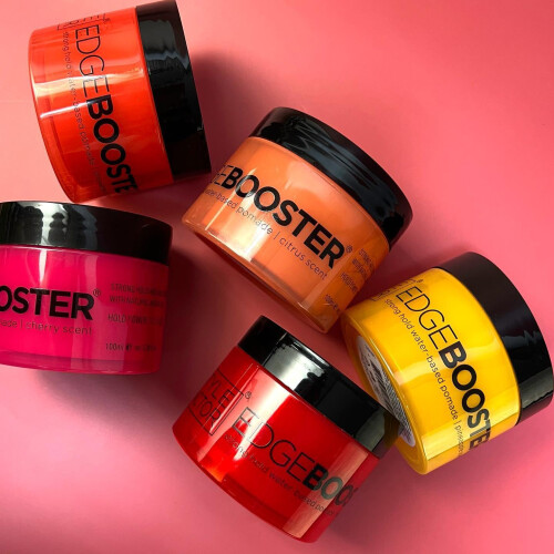 Style Factor Edge Booster Strong Hold Water-Based Pomade 3.38oz-Raspberry Scent 2