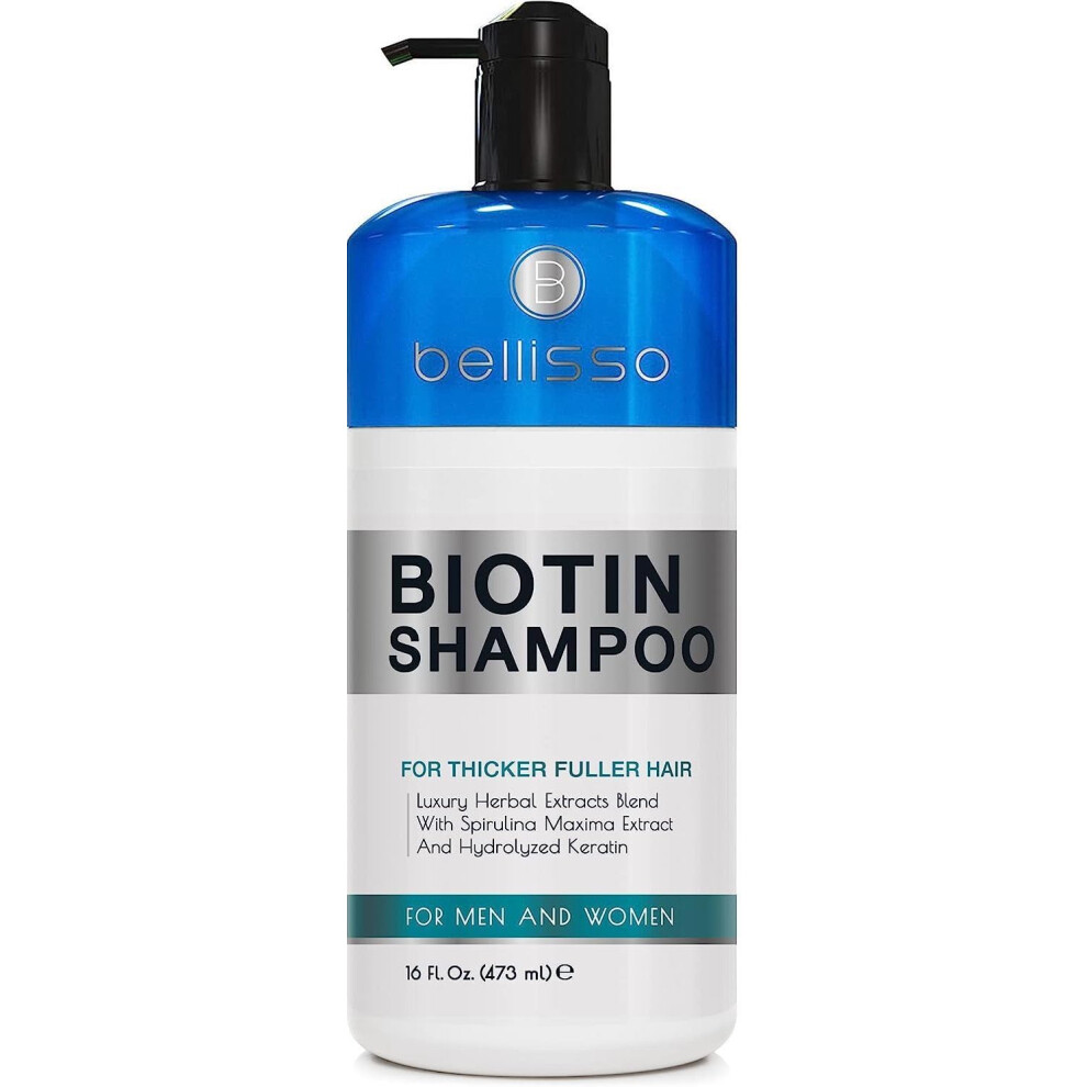 Shampoing à la biotine – Produits épaississants pour cheveux pour hommes et femmes – Sulfate
