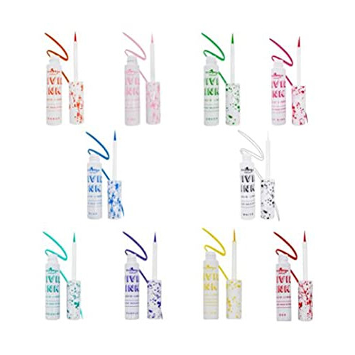 Italia Deluxe VIVID INK Υγρή Κάτω Γραμμή ΣΕΤ 10 1