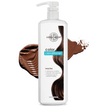 Keracolor Clenditioner MOCHA Haarverf - Semi-permanente kleurdepositerende conditioner - Dierproefvrij - 33,8 fl oz (ongeveer 1 liter)