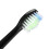4 cabeças de escova de dentes pretas compatíveis com a Philips-Sonicare 2