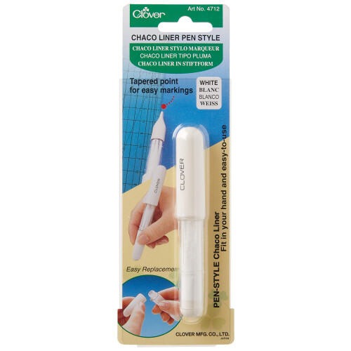 Clover White Chaco Liner 1 Count (pacote de 1) 1