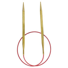 Addi 755-7 60 6 ac circular din dantela 60cm x 6,0 mm aur