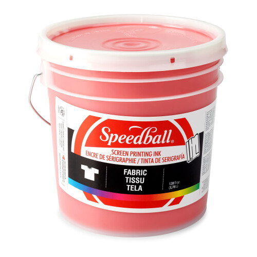 Speedball Μελάνι Εκτύπωσης Υφασμάτων, 128-Οζ, Κόκκινο