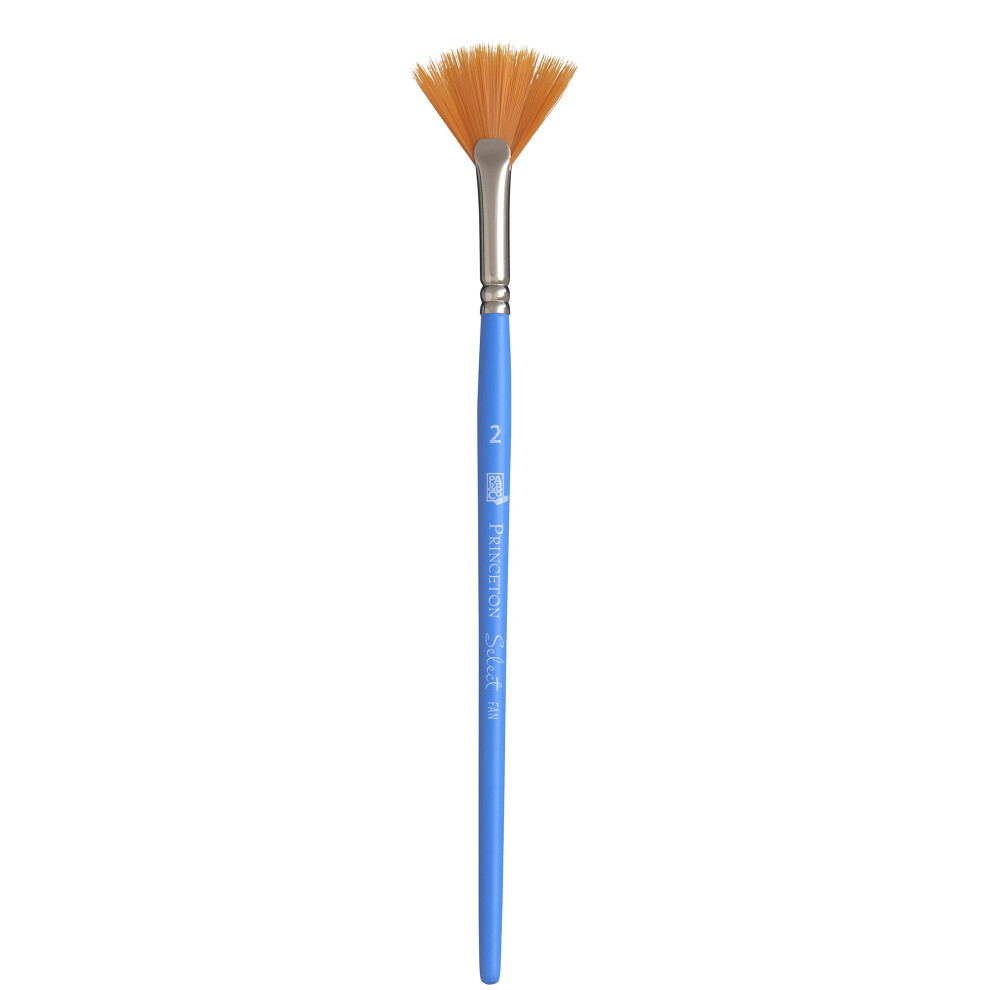 Princeton Art & Brush Pennelli Misti Select Artiste Per Olio, Acrilico, Acquerello Serie 3750, Blue, Fan Synthetic 2-image