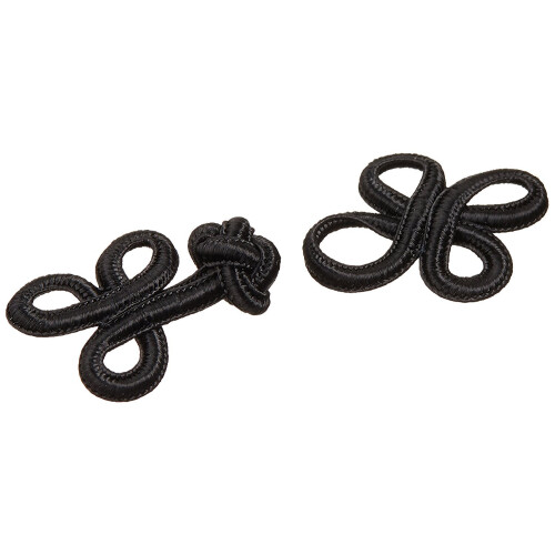 Dritz 502 Κλείσιμο Frog, 3 Βρόχοι, 2-Inch, Μαύρο