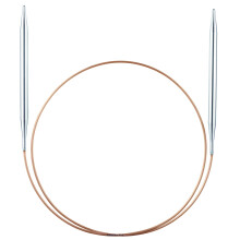 Addi tricotat ac turbo circular Skacel Cord albastru de 32 inci (80cm) Dimensiune SUA 09 (5,5 mm)