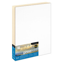 Ampersand Art Supply Gesso Painel de pintura em madeira: Museum Series Gessobord 16"""" x 20"""" 1-1/2"""" Perfil embalado