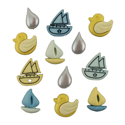 Buttons Galore Baby Tubby Time Button Pack
