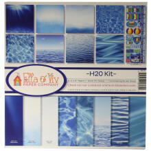 Reminisce EAV-795 H2O Collection Kit, Blau, 12 x 12 Zoll