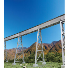 Walthers Scenemaster Steel Railroad Bridge Tower Bent 2 Pack - Trem de trem para kits Trem colecion vel