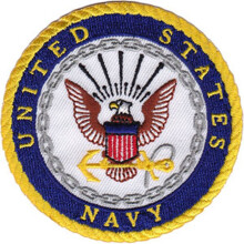 C&D Visionary Application Navy Logo Patch 2 hvelyk