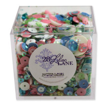 Buttons Galore Rainbow Unicorn Shaker Mix