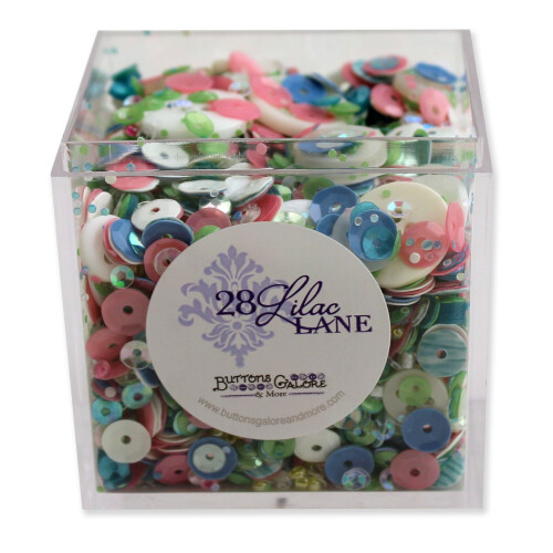 Buttons Galore Rainbow Unicorn Shaker Mix