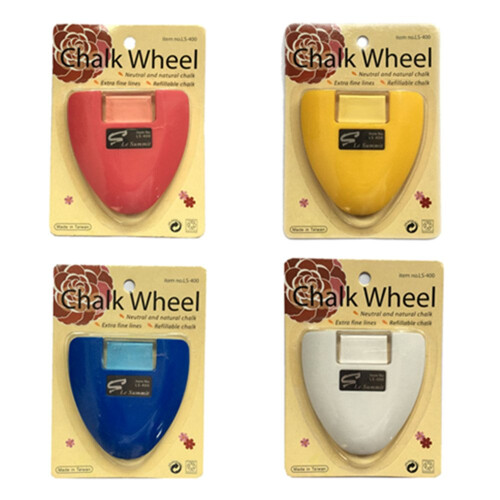 Yeqin Chalk Wheel Fabric Marker Chalk's Chalk DIY Piese de cusut (alb) 2