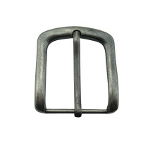 5Afashion 1-9/16" (39 mm) Chunky Enkel Pin Fyrkantig Bälte Spänne (antik silver)