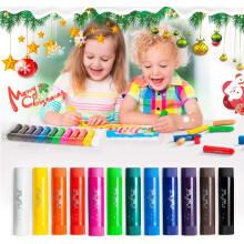 MayMoi Tempera Paint Sticks Non-Toxic Quick Drying No Mess & Washab