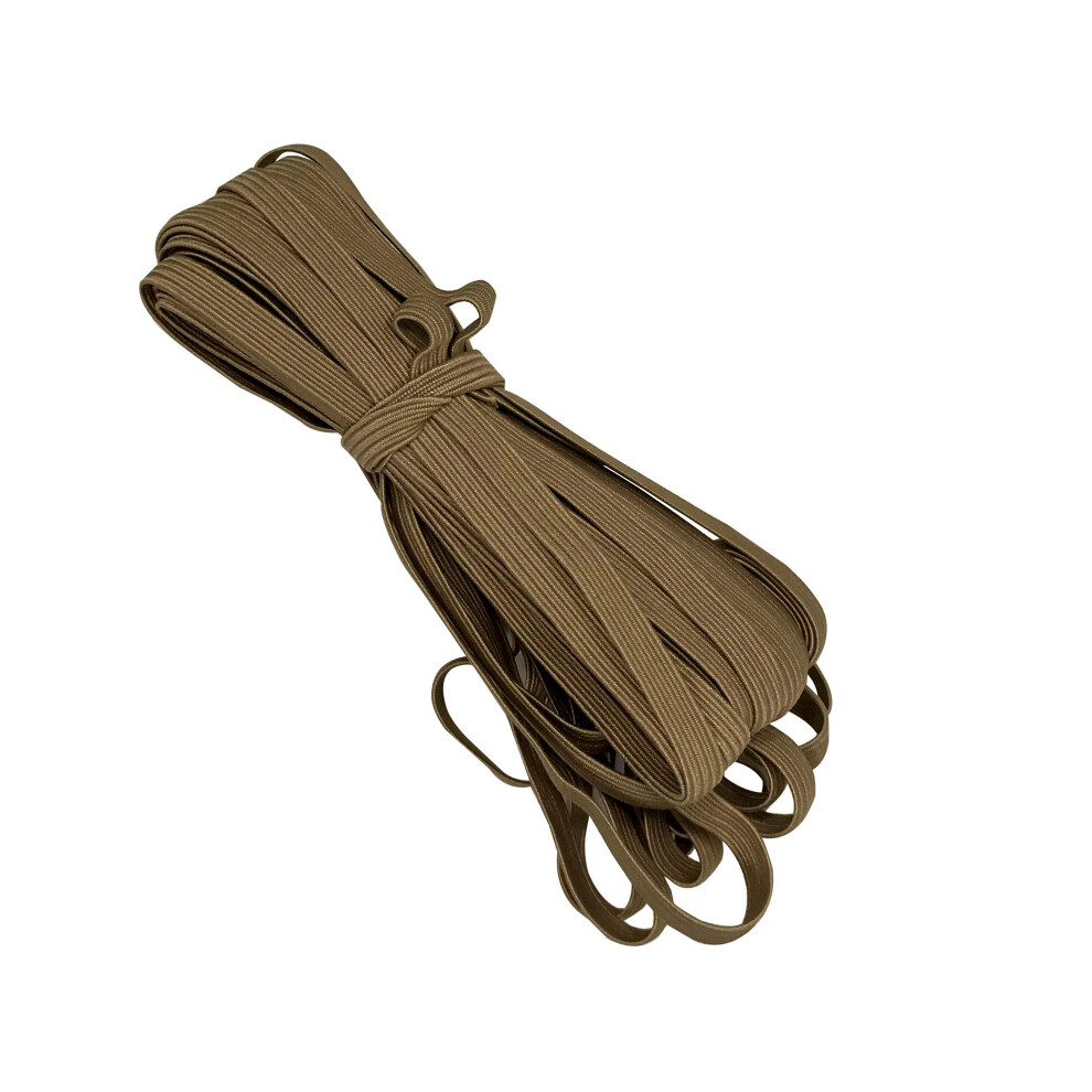 Bowtique Emilee 14 Elastico 10 Iarde Bundle Elastico Sottile Intrecciato Per Mascherine, Fasce Per Capelli O Elastici Per Capelli Tan-image