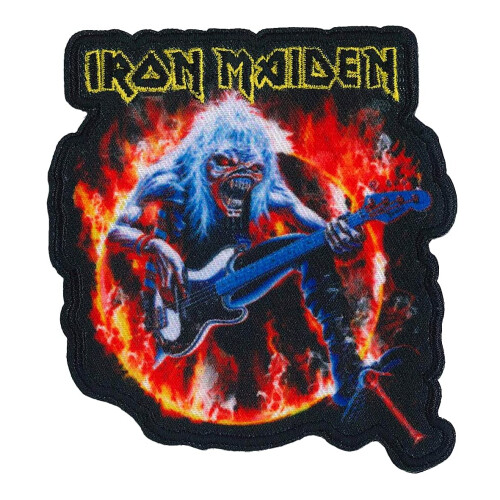 C & d vision?r Iron Maiden Ring of Fire Patch Red Black