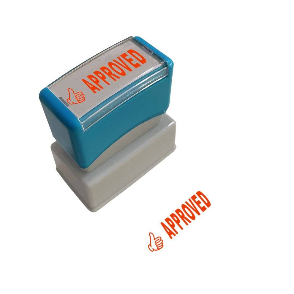 Timbro Approvato Wafjamf - Timbro In Gomma Preinchiostrato Timbro Per Ufficio Con Inchiostro Rosso Mes