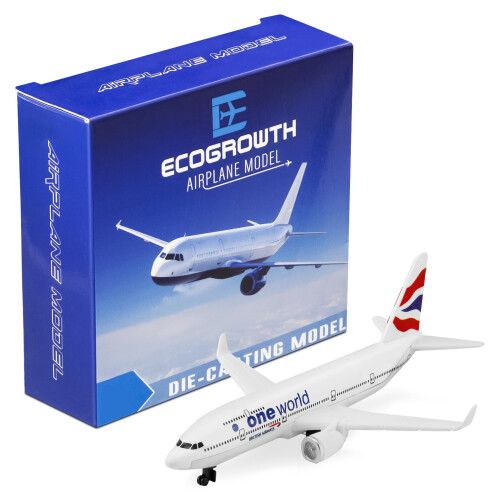 EcoGrowth Maquette Avion Southwest – Alliage Moulé Sous Pression 14,2 Cm – Roues Mobiles – Cadeau Collectionneur Et Décoration