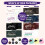 Decorably Work Cards with Envelopes & Stickers - 24 Pack Happy Work An 2