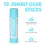 Darice 12 Jumbo Κόλλες Στικ, 1.4 Oz Γενικής Χρήσης, Ισχυρή Συγκράτηση, Γρήγορη Ξήρανση 4