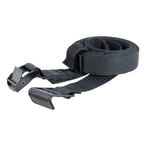 Curt 18050 61-tommer cykelstativ support rem sort sort
