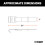Curt 18050 61-tommer cykelstativ support rem sort sort 2