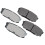 Akebono ACT1304 Skivbromsbelägg 1