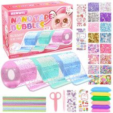 Nano Tape Bubble Kit voor kinderen met stapsgewijze videotutorials Nano