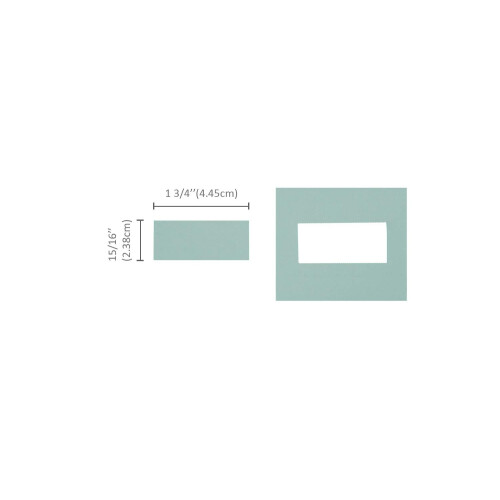 Bira Craft 1 3/4" x 15/16" Ραβδί Σχηματισμού για Χαρτοκοπτική 1