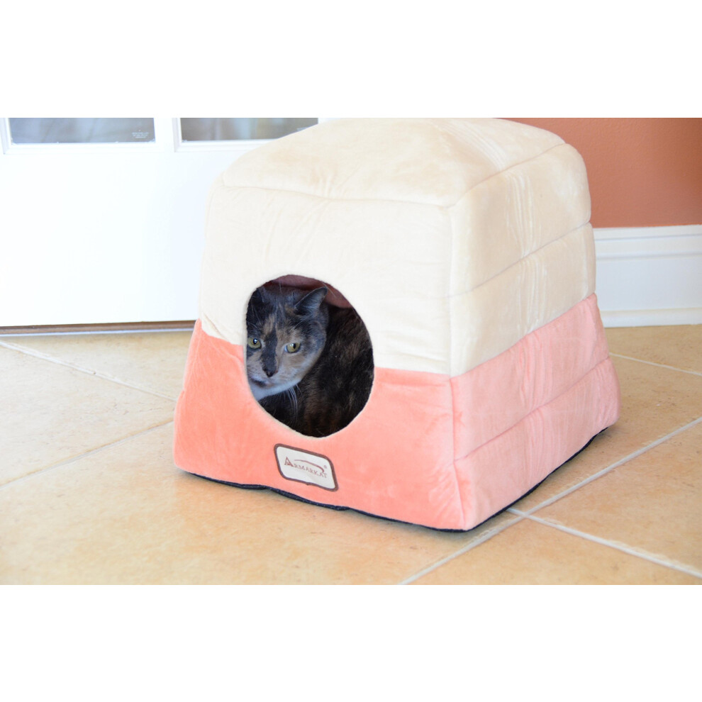 Photos - Bed & Furniture Armarkat Cat Bed in Orange and Beige C07CCS/MH