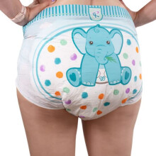 Rearz - Critter Caboose Brief Erwachsene Druckwindeln Probe - 8000ml (Groß (33-42))