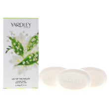 Lily of the Valley by Yardley of London for Women Luxury Soap 3.5 Ounce - 3 Bars per Box