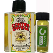 2GoodLuck Schutz vor Neid, spirituelles Φl mit 1 Dram-Parfόmset fόr Magie und Rituale. Contra Envidia Aceite Espiritual para Rituales Y Magia.
