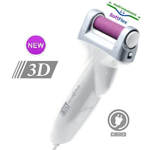 Emjoi MicroPedi 3D POWER Callus Remover Twice as effective  with unique 3D Motion 1