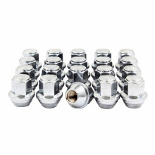 Hjultilbeh?r Del 20 stk M14X1.5 14x1.5 OEM-stil Lug Nuts 611-204 | ACPZ-1012-D | ACPZ-1012-M | 1.66 """" Long Chrome 13/16 """" Hex Fits 2014+ Ford M
