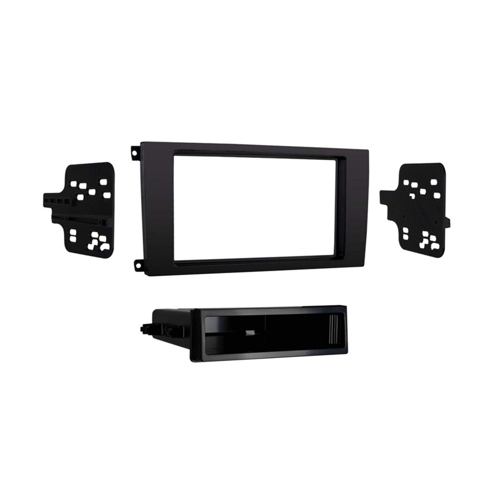 Metra 99-9604B Single/Double Din Dash Kit For Select 2003-2010 Porsche Cayenne Vehicles Matte Black 086429319664