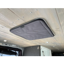 VanEssential Magnetic Insulated Roof Vent Sun Cover for MaxxAir Fan  Fantastic Fan 165 x 165 Charcoal Gray