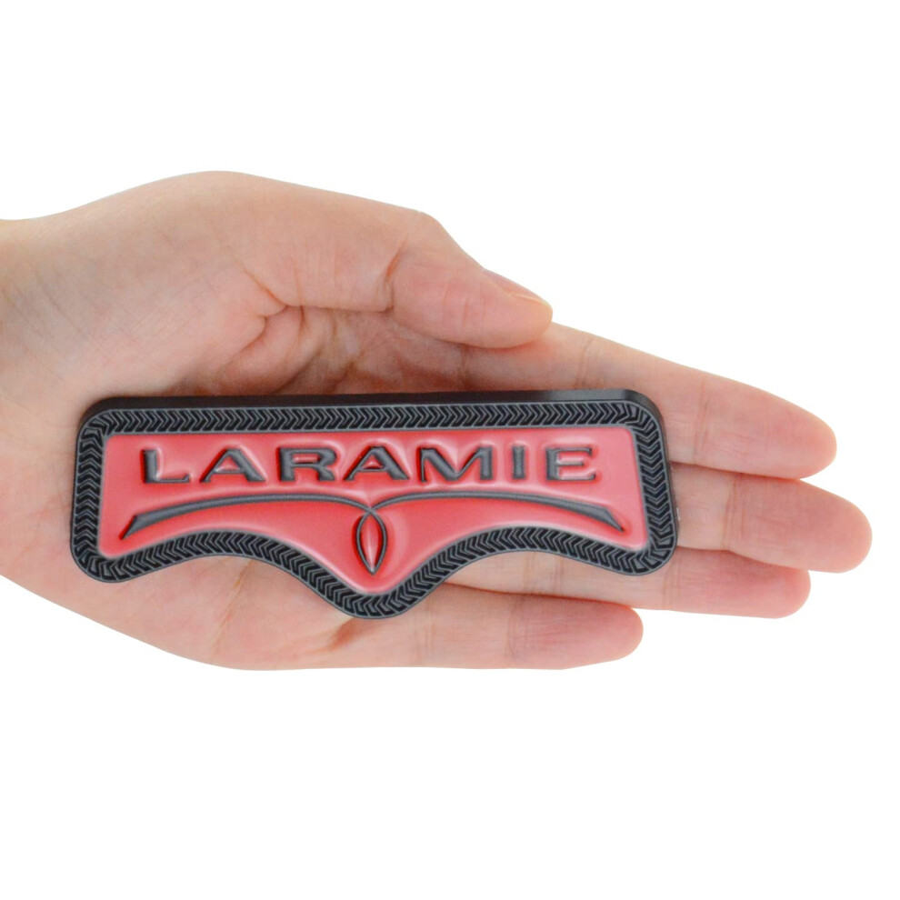 Embroom Laramie Emblem 3D Laramie Badge Nameplate Tailgate Sticker De 768111090616