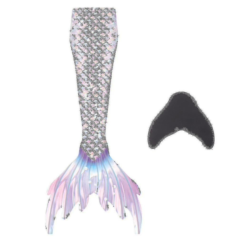 (Kids Mermaid Tails Compatible With Swimming) Kids Mermaid Tails Compatible With Swimming