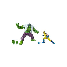 Hasbro Marvel Legends Wolverine and Hulk 6-Inch Action Figure 2-Pac Standard