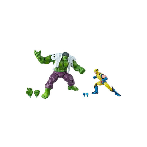 Marvel Hasbro Marvel Legends Wolverine and Hulk 6-Inch Action Figure 2-Pac Standard