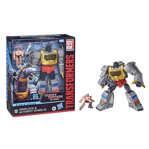 Transformers Transformers Studio Series 86-06 Leader Film Grimlock e Autobot Wheelie 1
