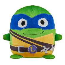 Mattel Teenage Mutant Ninja Turtles: Mutant Mayhem Cuutopia Pluche Speelgoed, 10-Inch Leonardo Kawaii Stijl