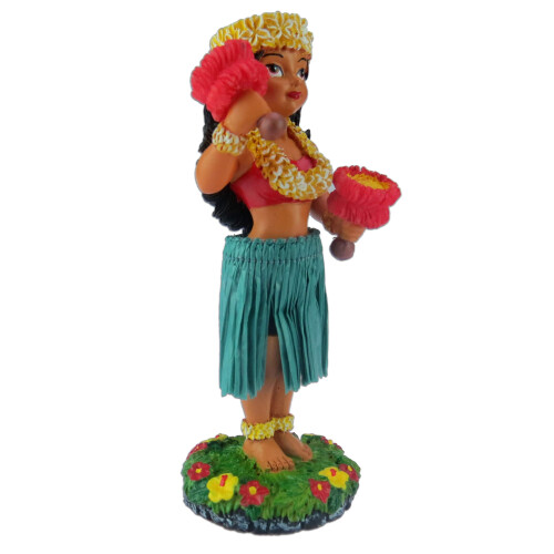 KC Hawaii Miniatur Halani Hula Mädchen Dashboard Puppe 1