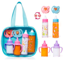 fash n kolor My Sweet Baby eltuno baba etetokszlet | Baby Care 6 rszes babaeteto kszlet jtk babakocsihoz | 2 palack tejes s l 2 jtkcumis bab