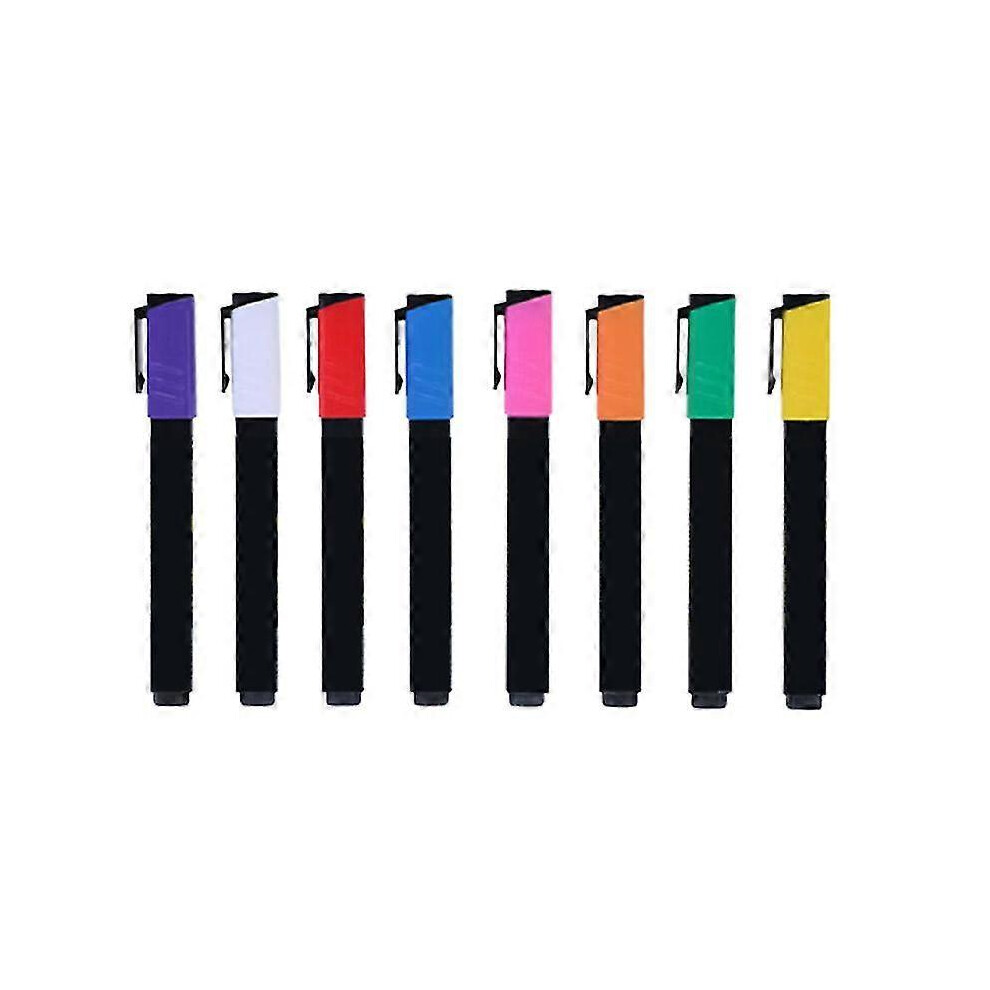 8 Pack Marker 6mm Reversible Fluorescent Markers Highlighters for Led Menu Board Bistro Board Ad