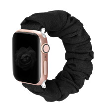 BMBMPT Scrunchie Elastisches Uhrenarmband Kompatibel mit Apple Watch Band 38mm 40mm 41mm 42mm 44mm 45mm Stoffarmband mit weichem Muster und bedrucktem